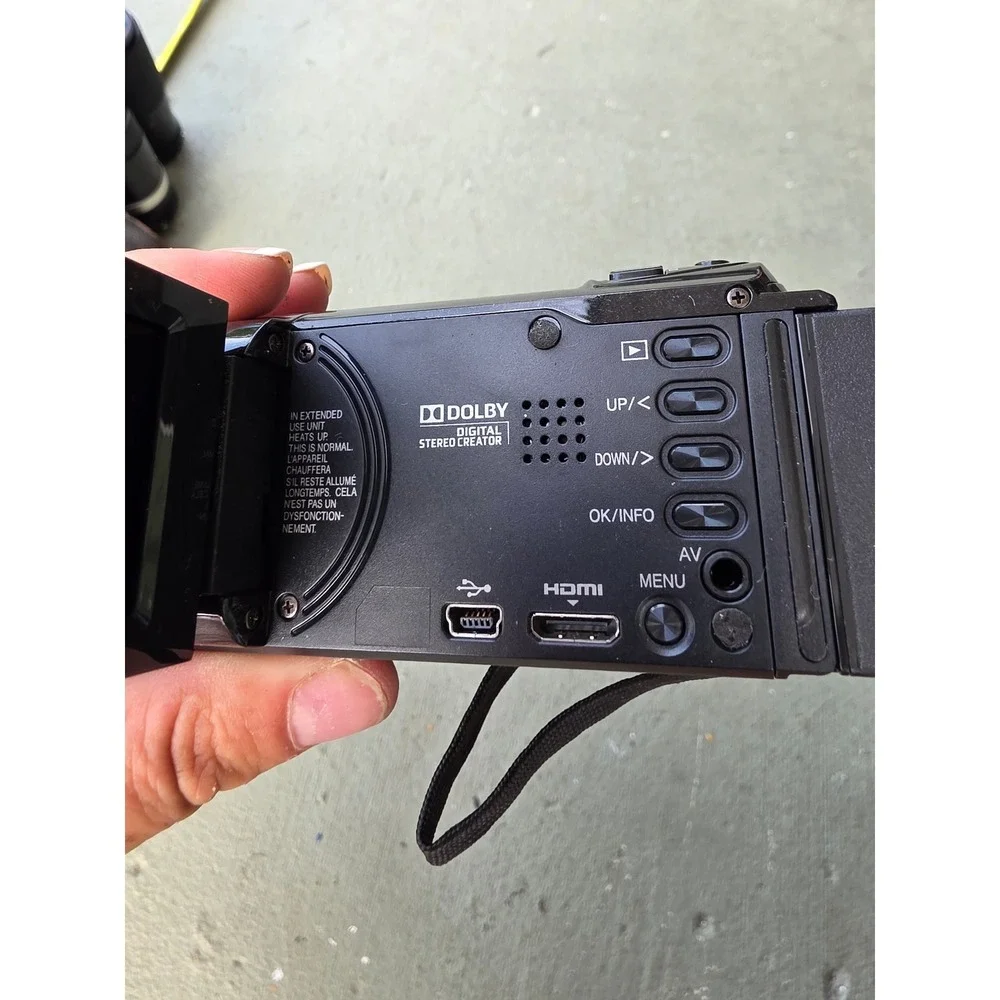 JVC Everio GZ-HM35BU Full HD‎ Camcorder 40x Optical Zoom Konica Minolta HD Z2